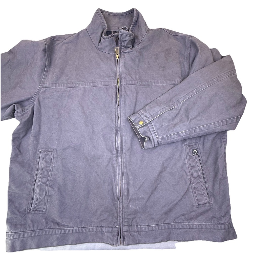 DRI-DUCK MENS CANVAS WORK WEAR PLAID LINED‎ JACKET FULL ZIP HEAVY DUTY SIZE 3XL